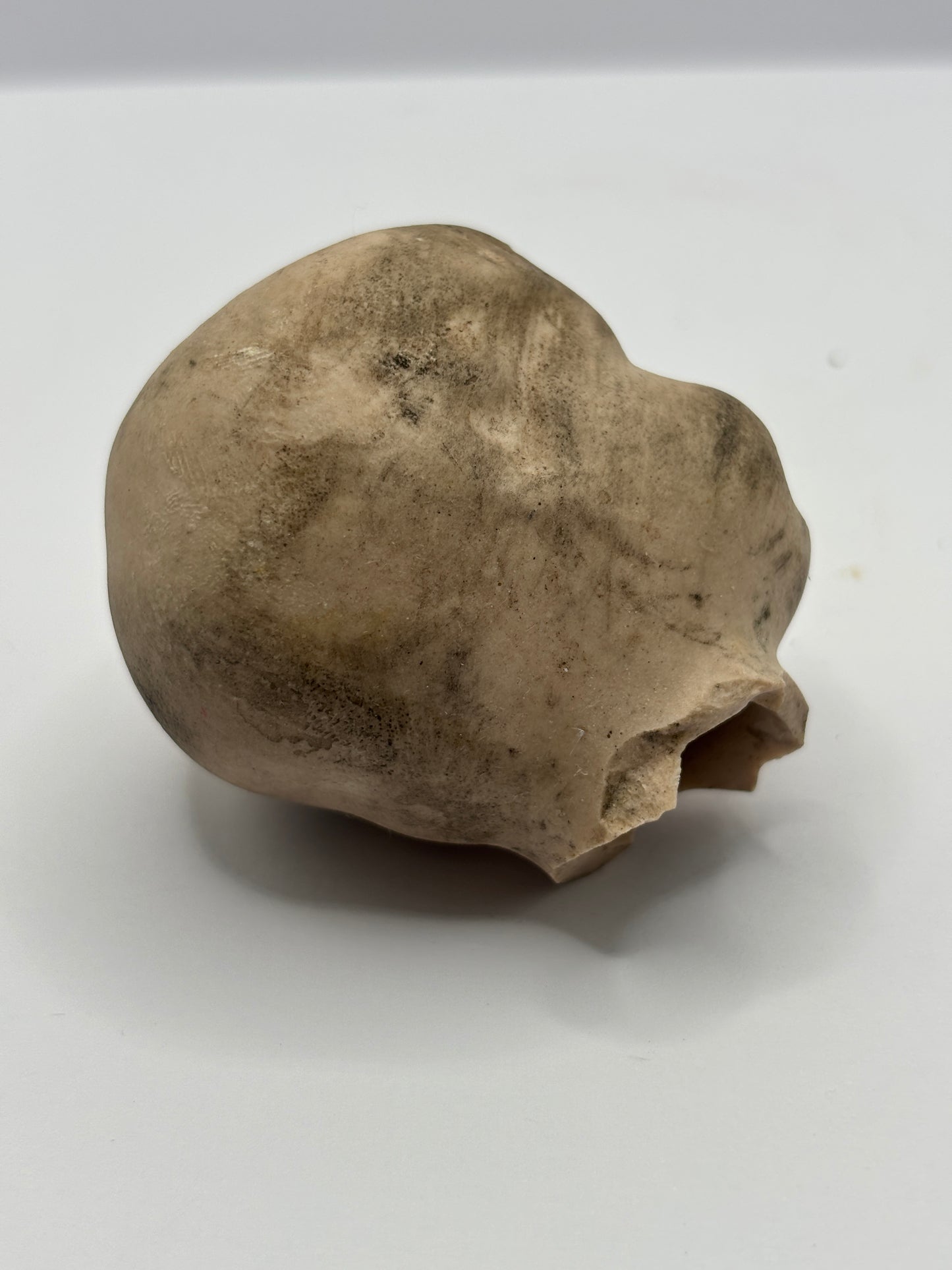 Old damaged dolls head