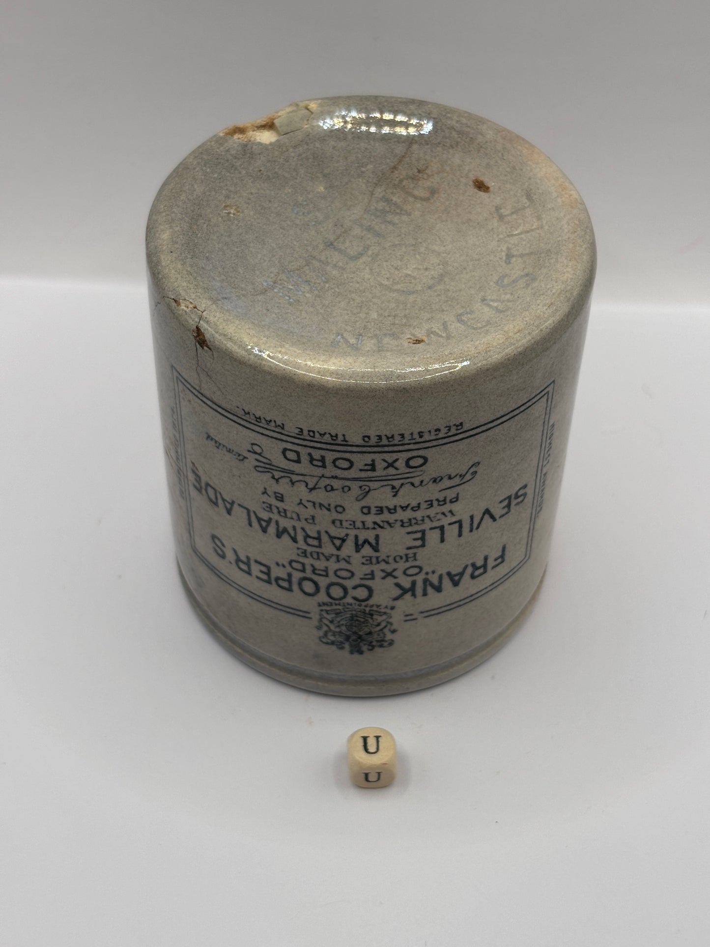 Old 1lb frank coopers marmalade jar (u)