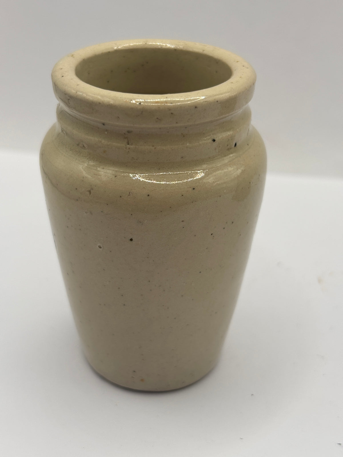 Old advertising stoneware Virol pot, 7.5cm