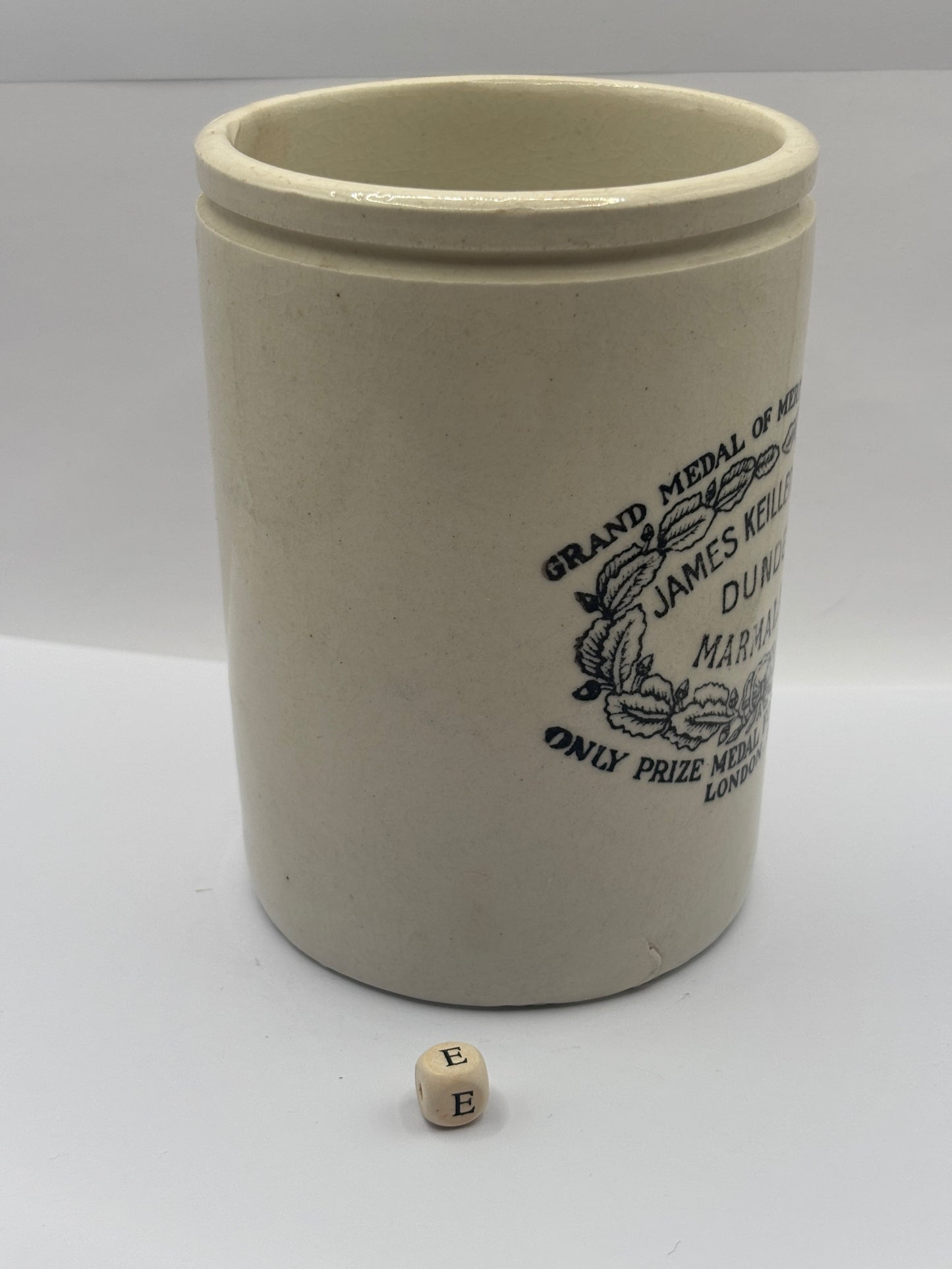 Old 2lb James Keiller Dundee marmalade Jar (E)
