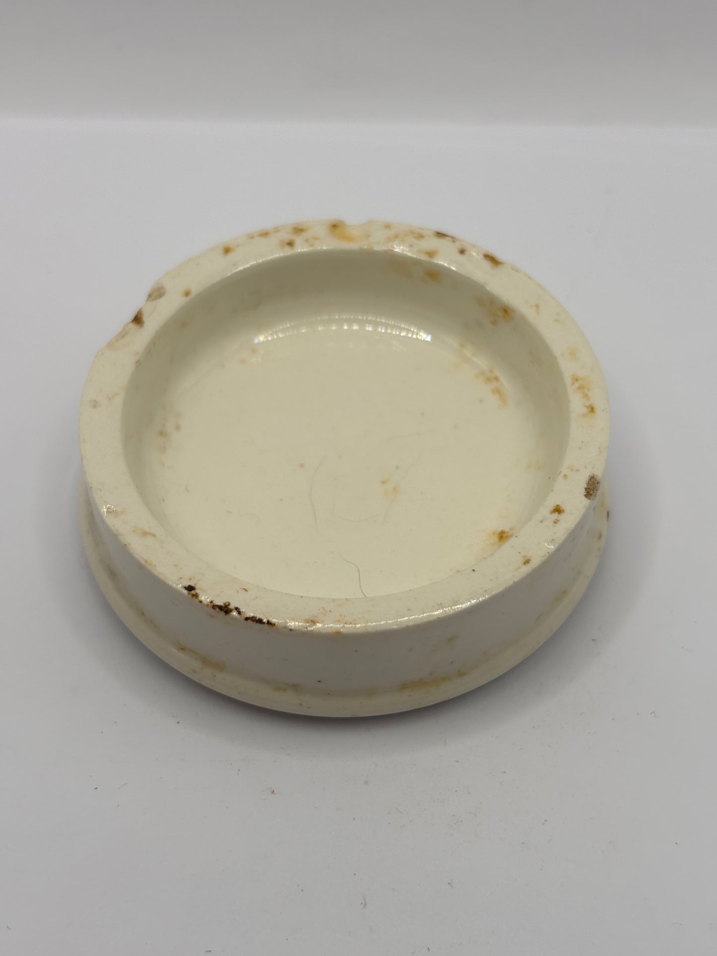 old advertising lid, Woods areca nut toothpaste