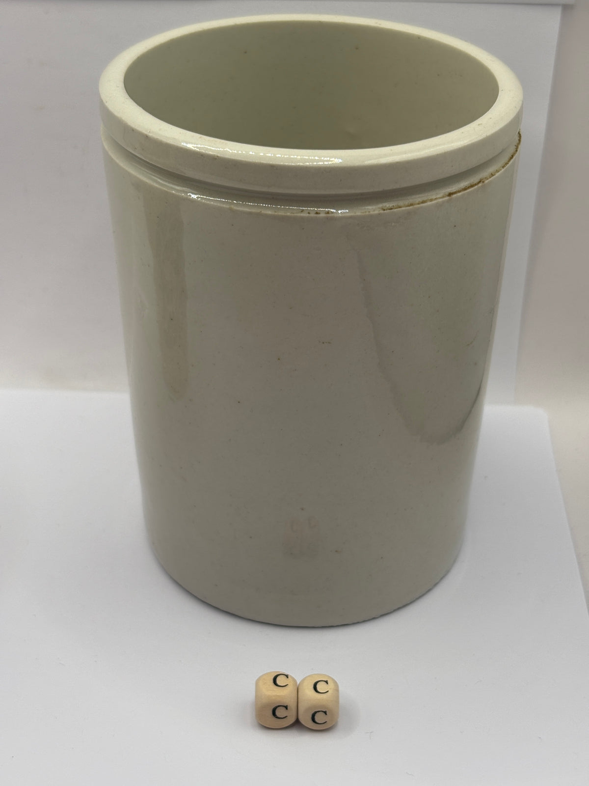 Old 2lb stoneware marmalade pot, James Keiller Dundee marmalade (cc)
