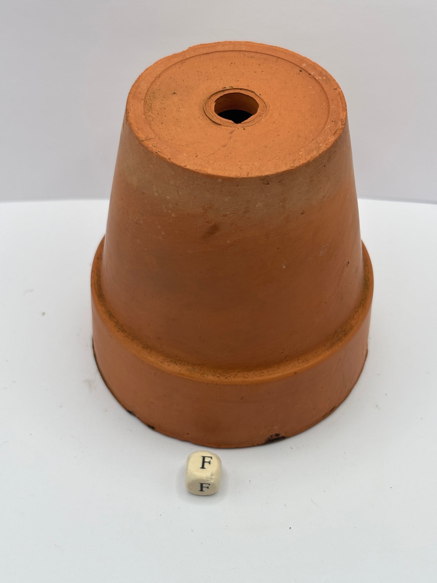 Old terracotta plant pot (F)