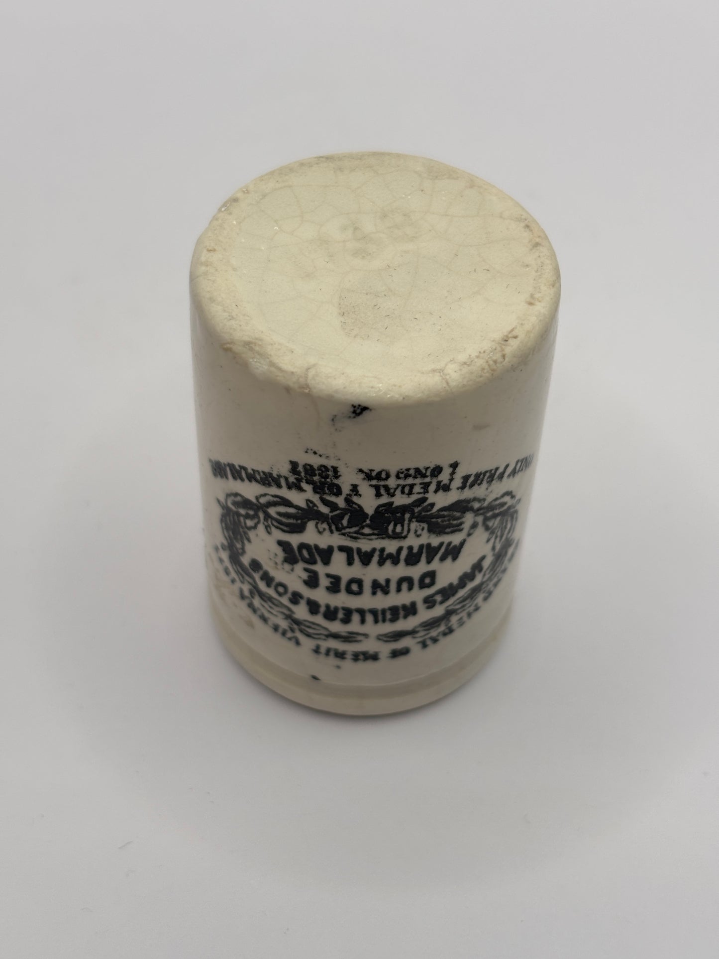 Old miniature James Keiller Dundee marmalade Jar