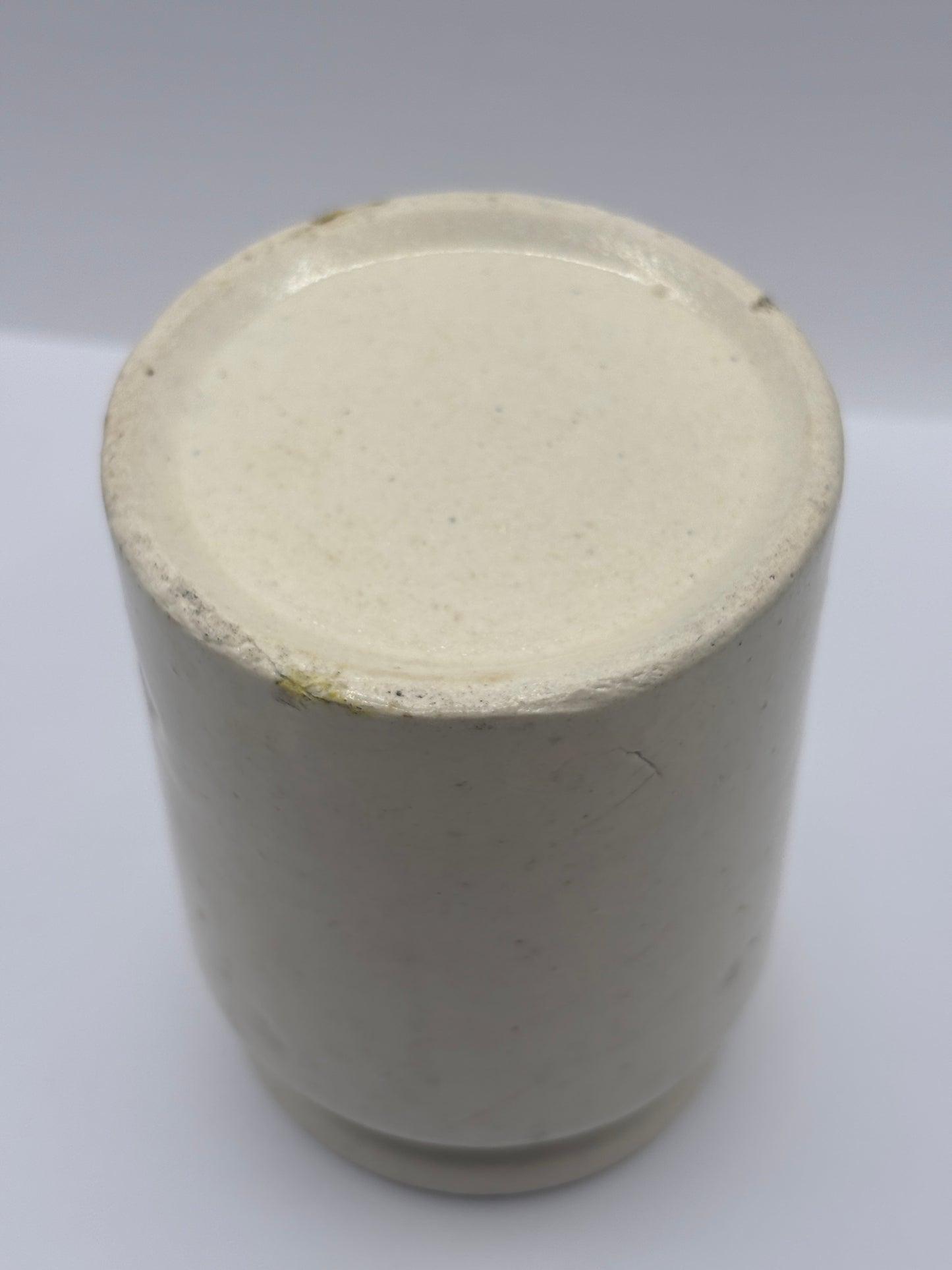 Old 1lb rolled top stoneware jam & marmalade pot