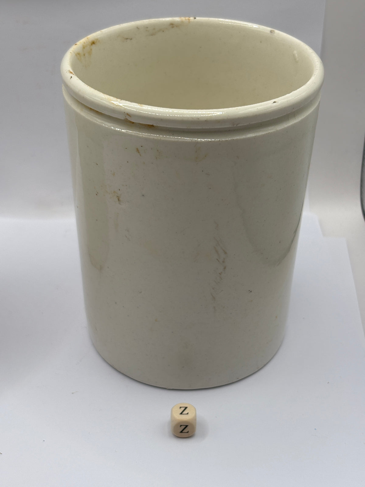 Old 2lb stoneware marmalade pot, James Keiller Dundee marmalade (z)