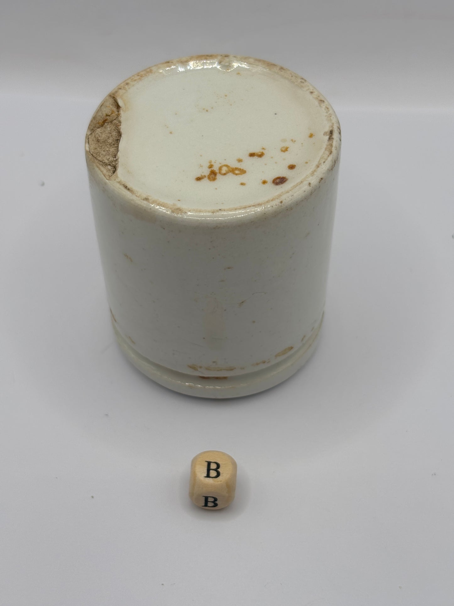 Old sainsburys advertising pot, home made potted meats (B)