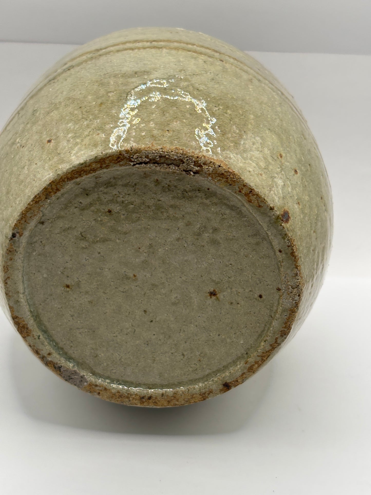 Old large stoneware chinese ginger jar 15cms