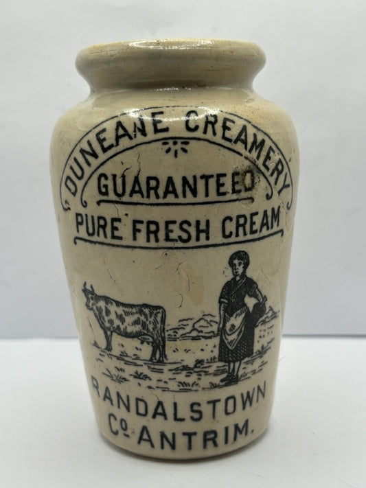 Irish cream pot, Randalstown Co Antrim cream