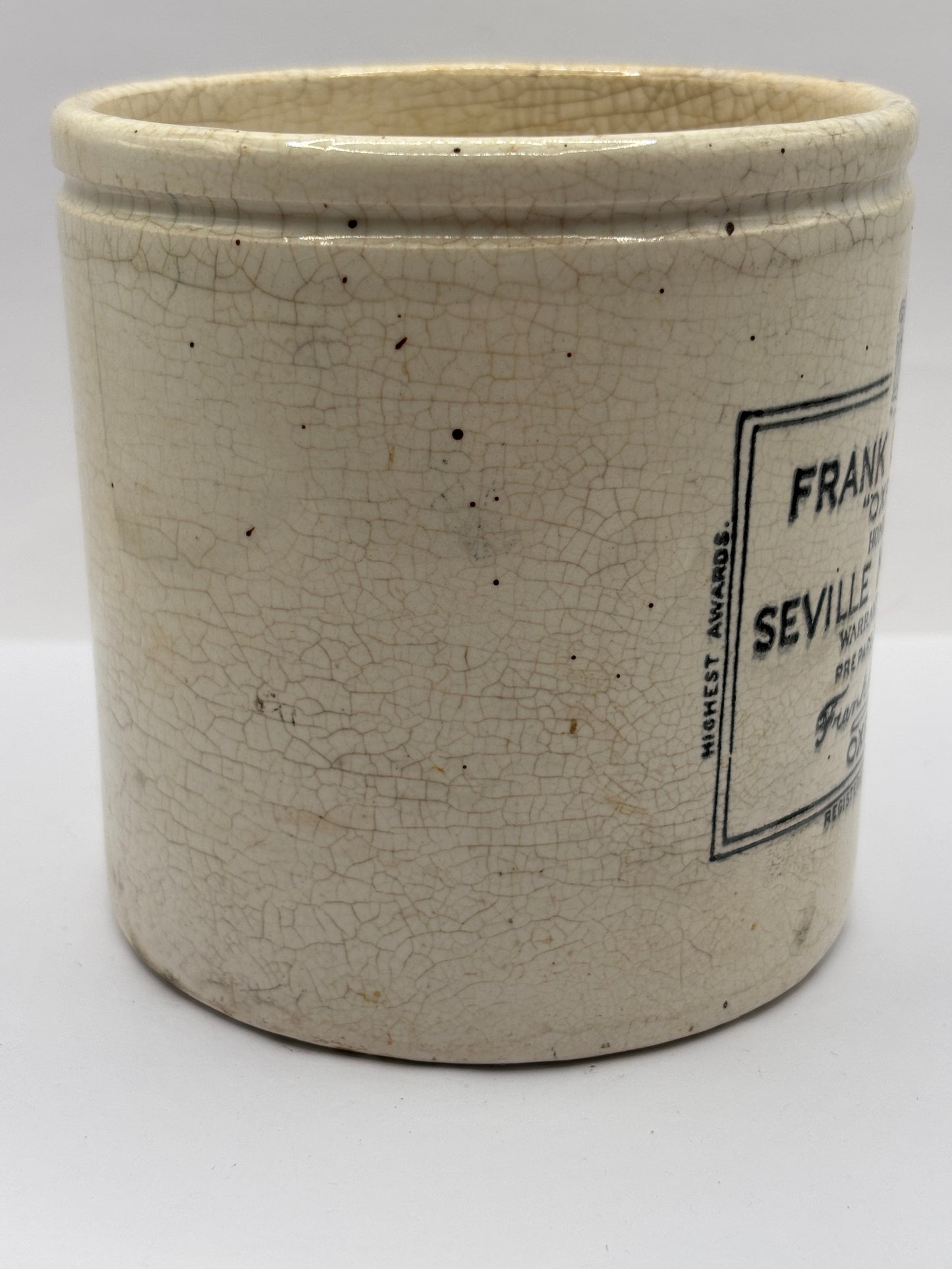 Old 2lb Frank Cooper marmalade jar