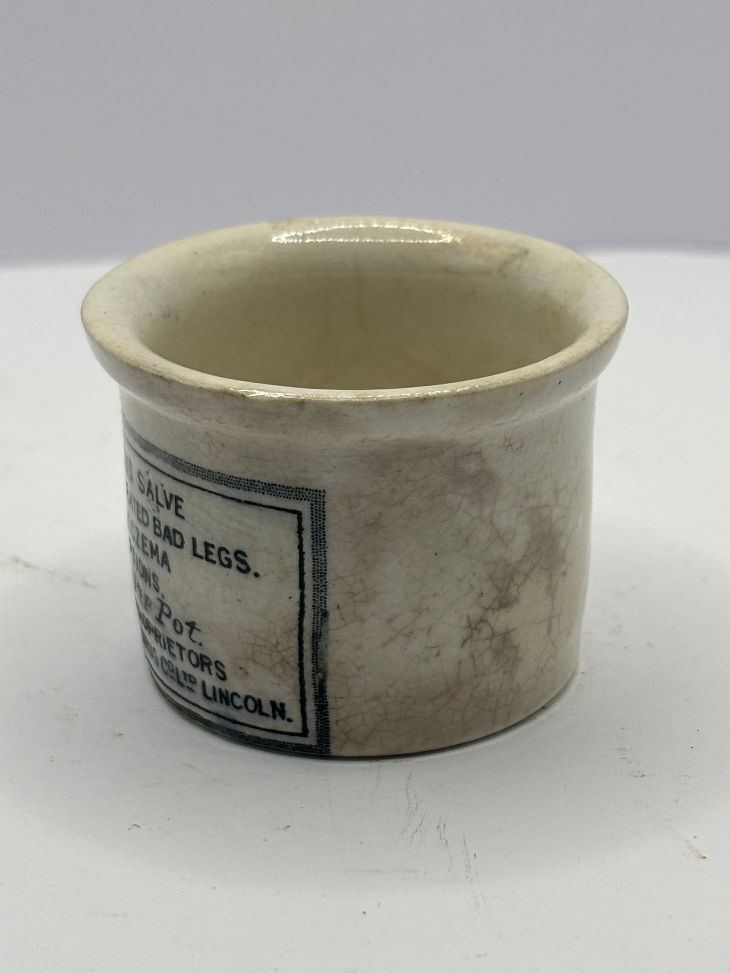 Old Clarke’s miraculous salve ointment pot