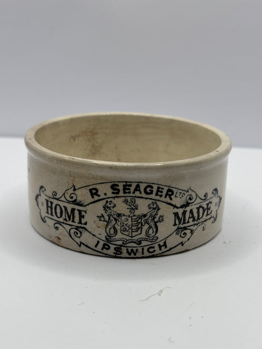 Old seagers potted meat, meat paste pot