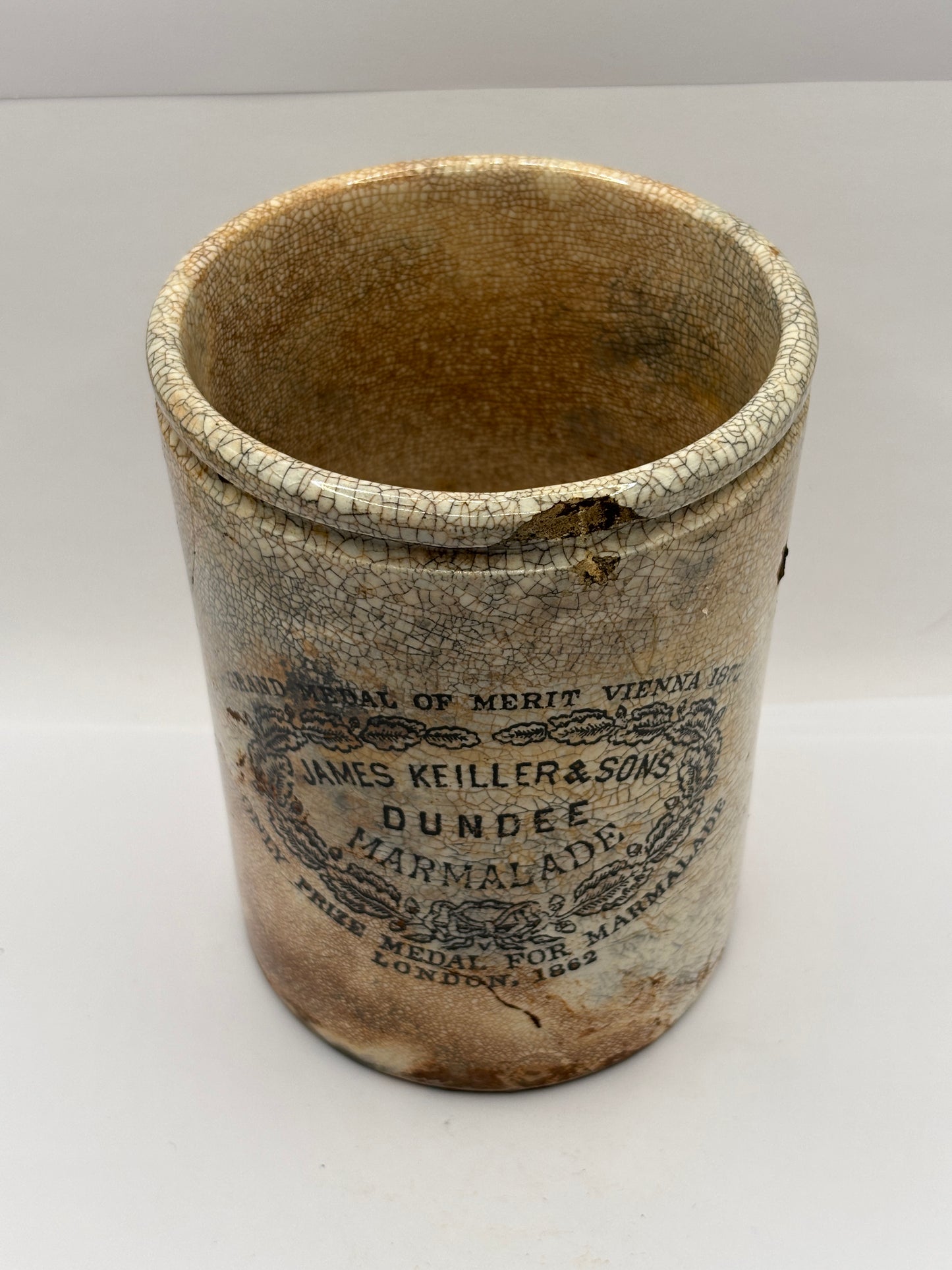Old 2lb James Keiller dundee marmalade jar