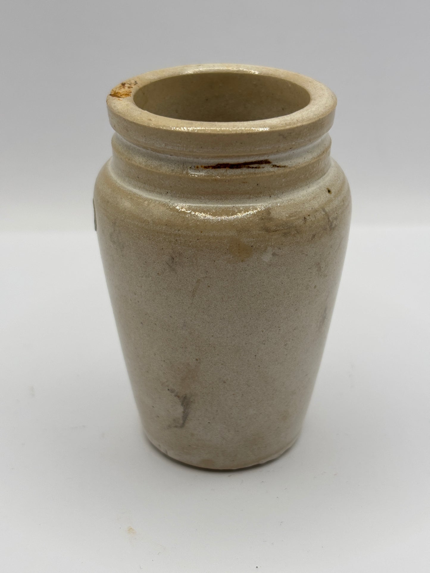 Old stoneware advertising Virol jar 7.5cms