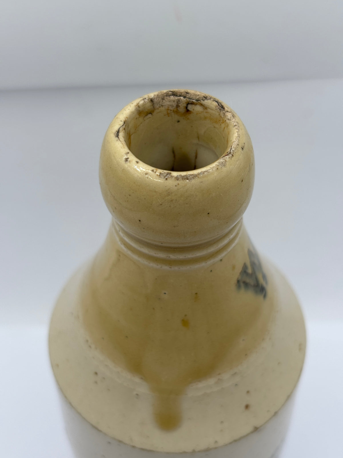Old Irish stoneware ginger beer bottle, andrew watt & co. Londonderry