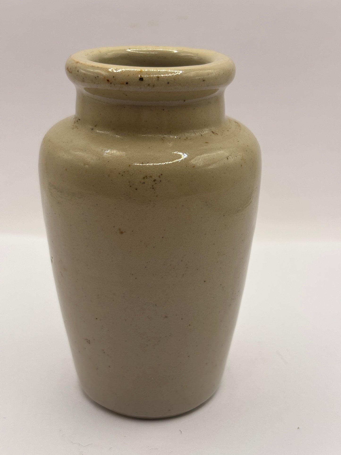 Old advertising cream pot. Richardsons thick cream, Sheffield