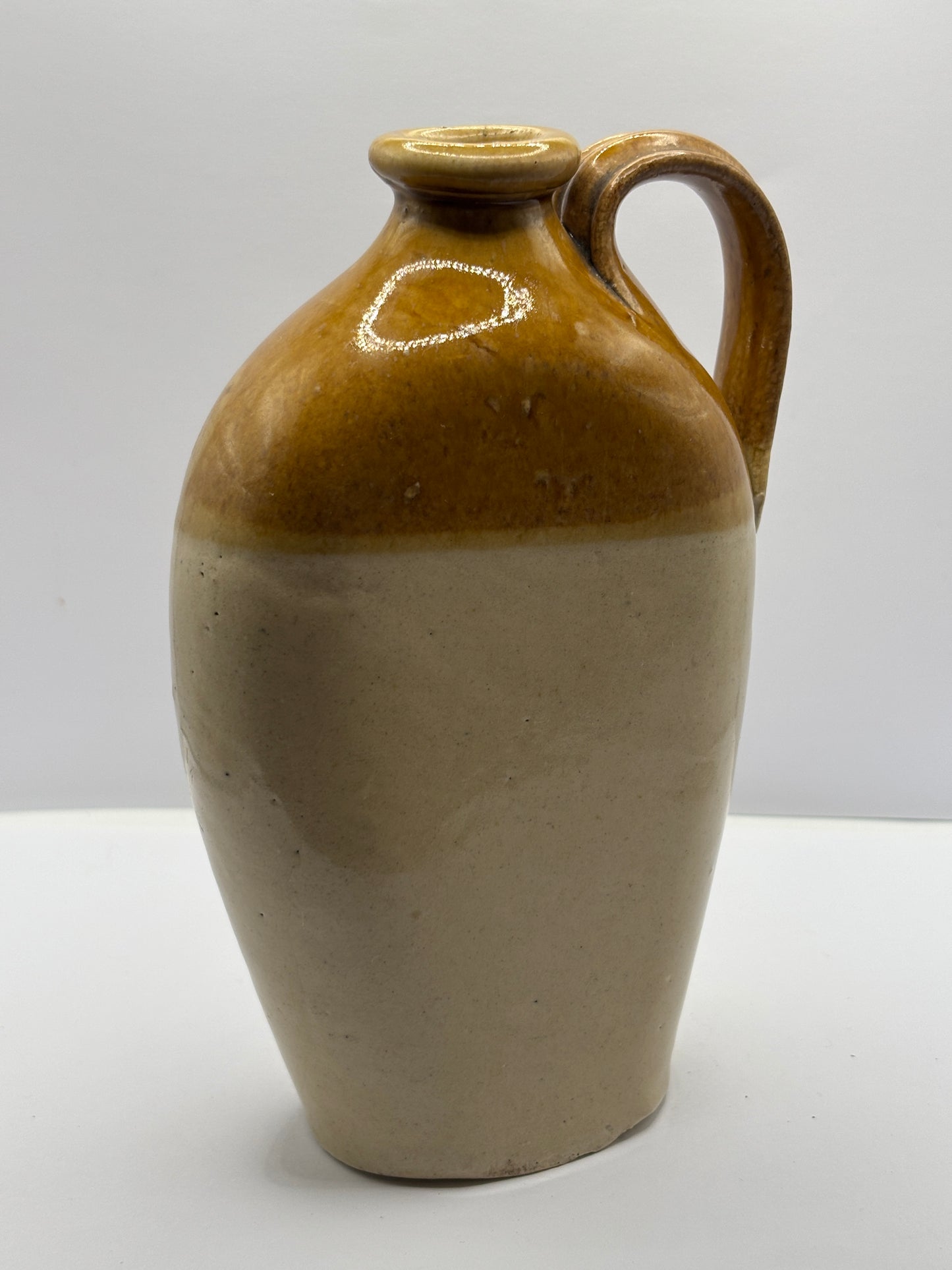 Old stoneware flask