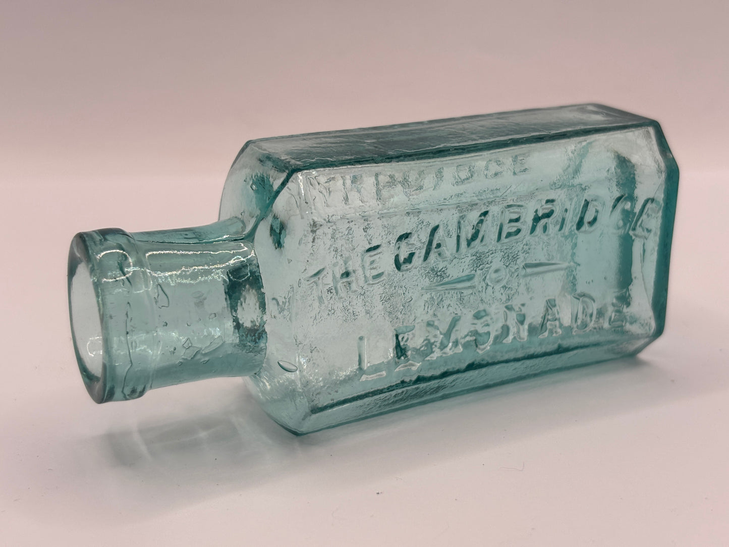 Old glass lemonade bottle, Chivers Cambridge