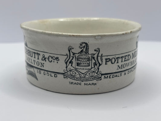 Old Teabutts advertising potted meat dish
