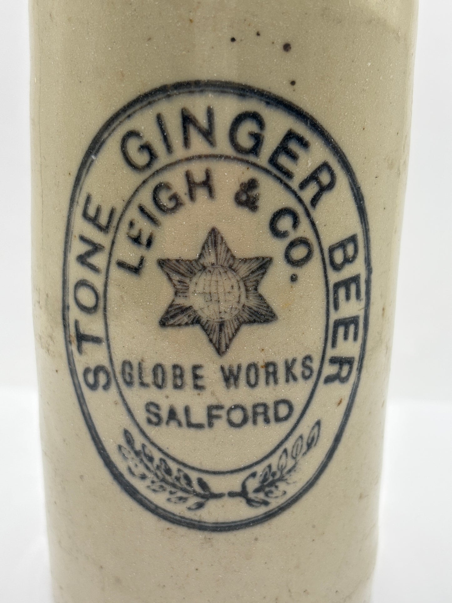 Old Salford ginger beer bottle, Leigh & Co