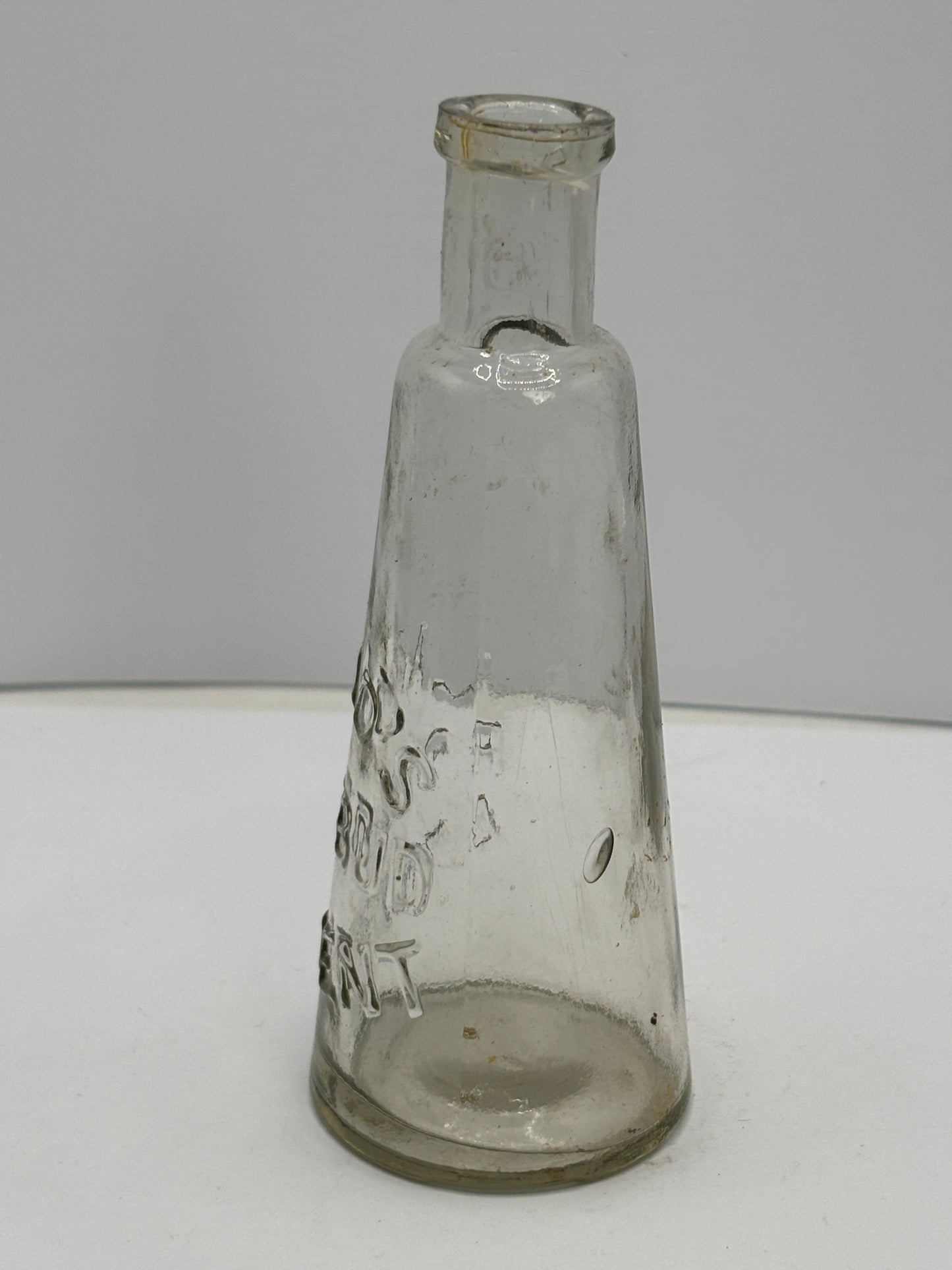 Old Land’s Rosebud liniment bottle