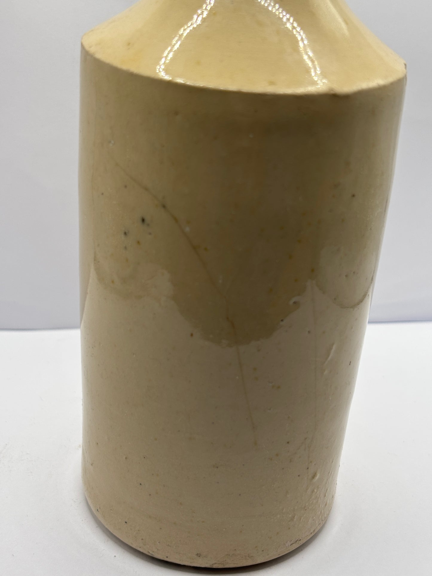 Old stoneware ginger beer bottle, Edwin Bing & son Canterbury