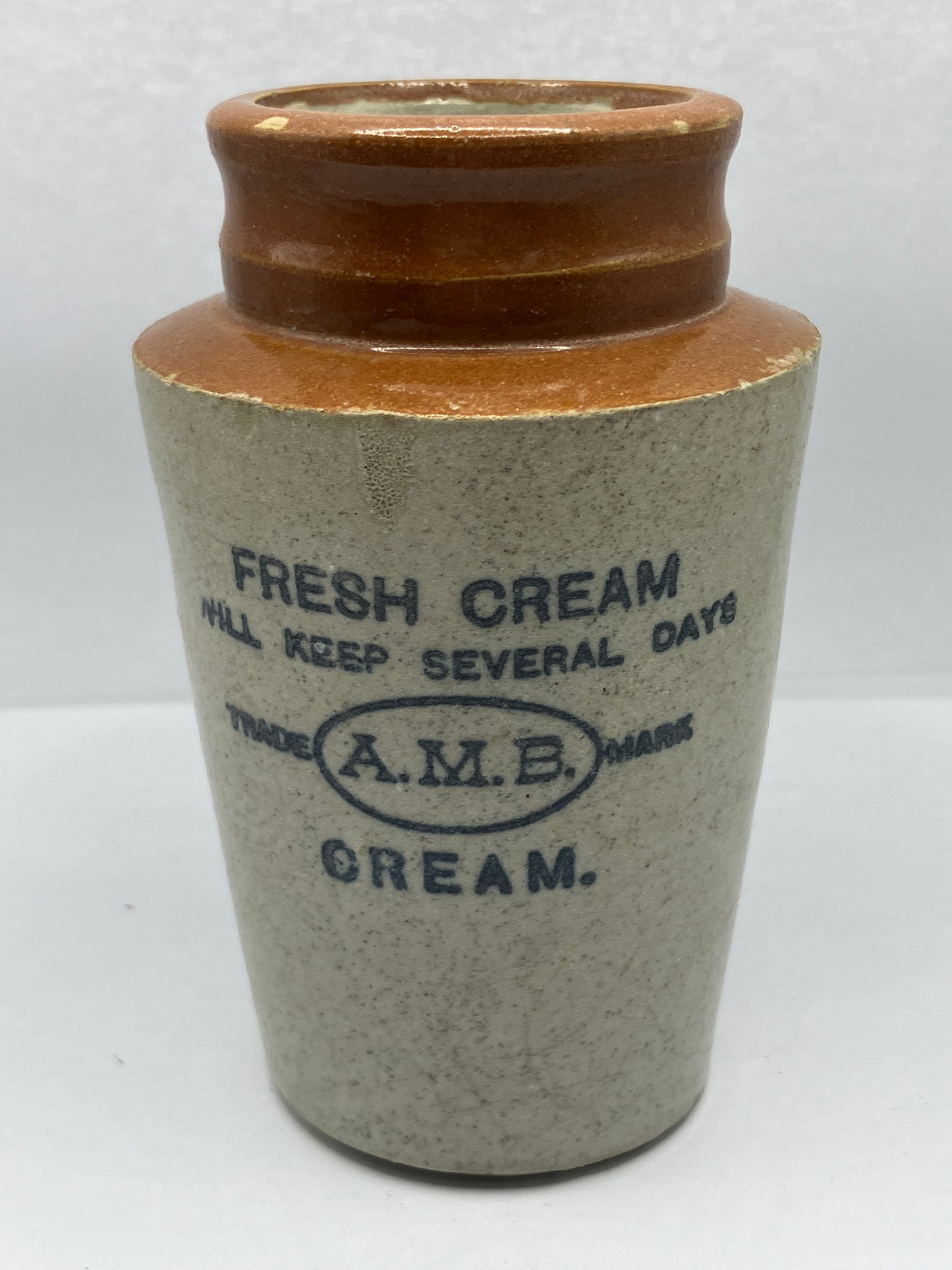 AMB fresh cream, irish cream pot