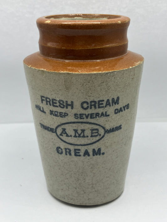 AMB fresh cream, irish cream pot