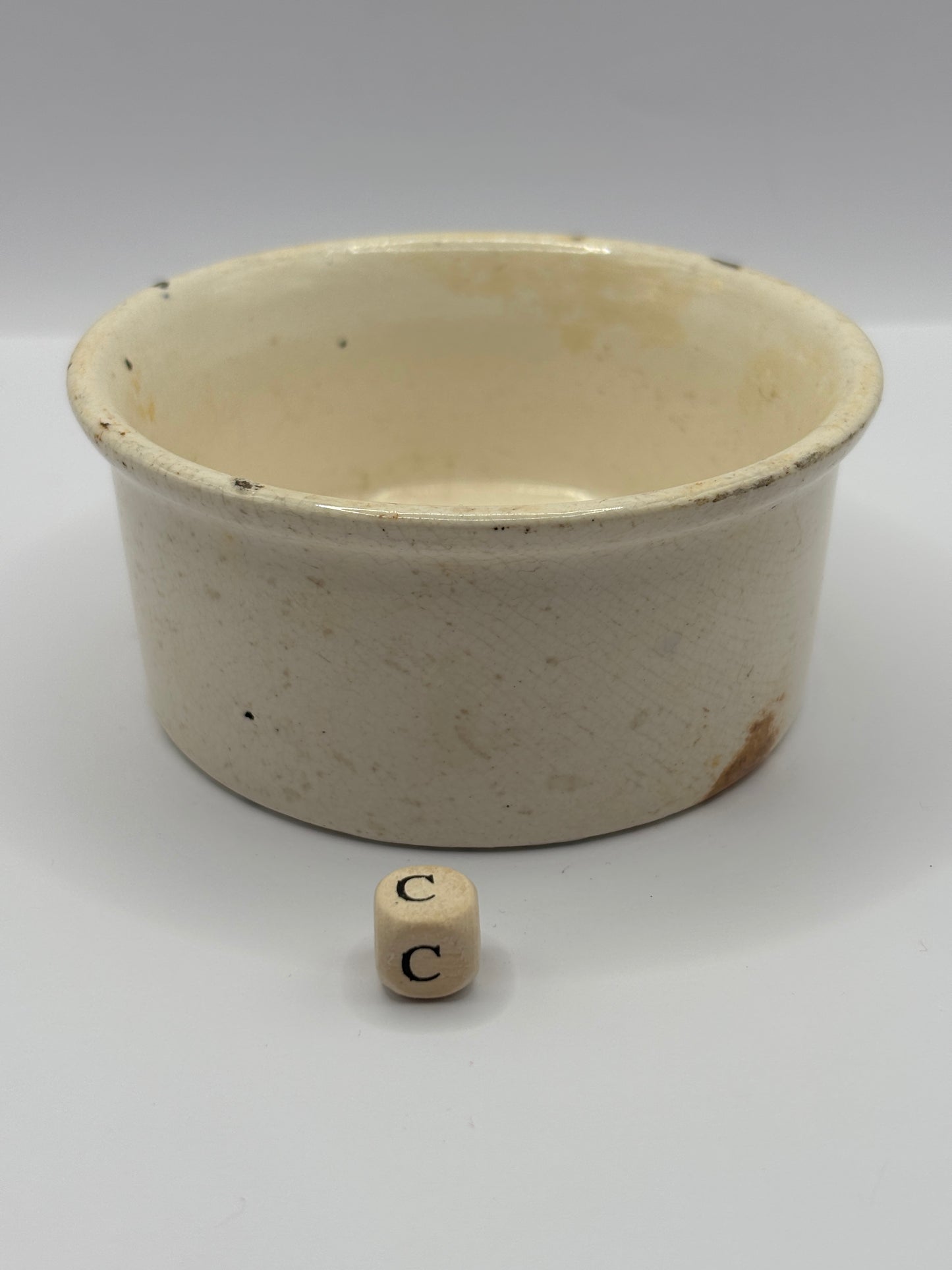 Old Plumtree advertising meat paste pot (c)