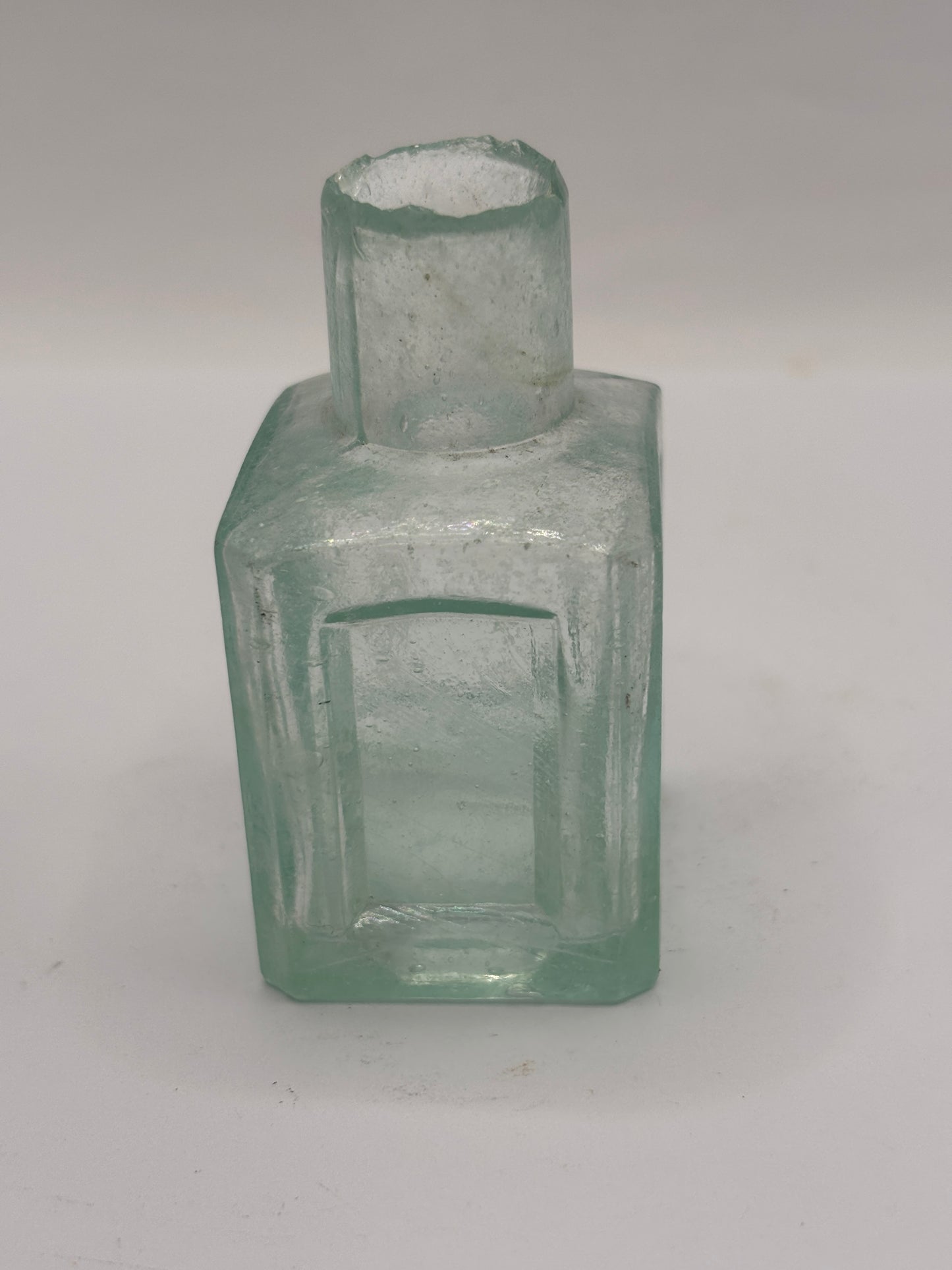 Old advertising inkwell,ink bottle. Lyons London
