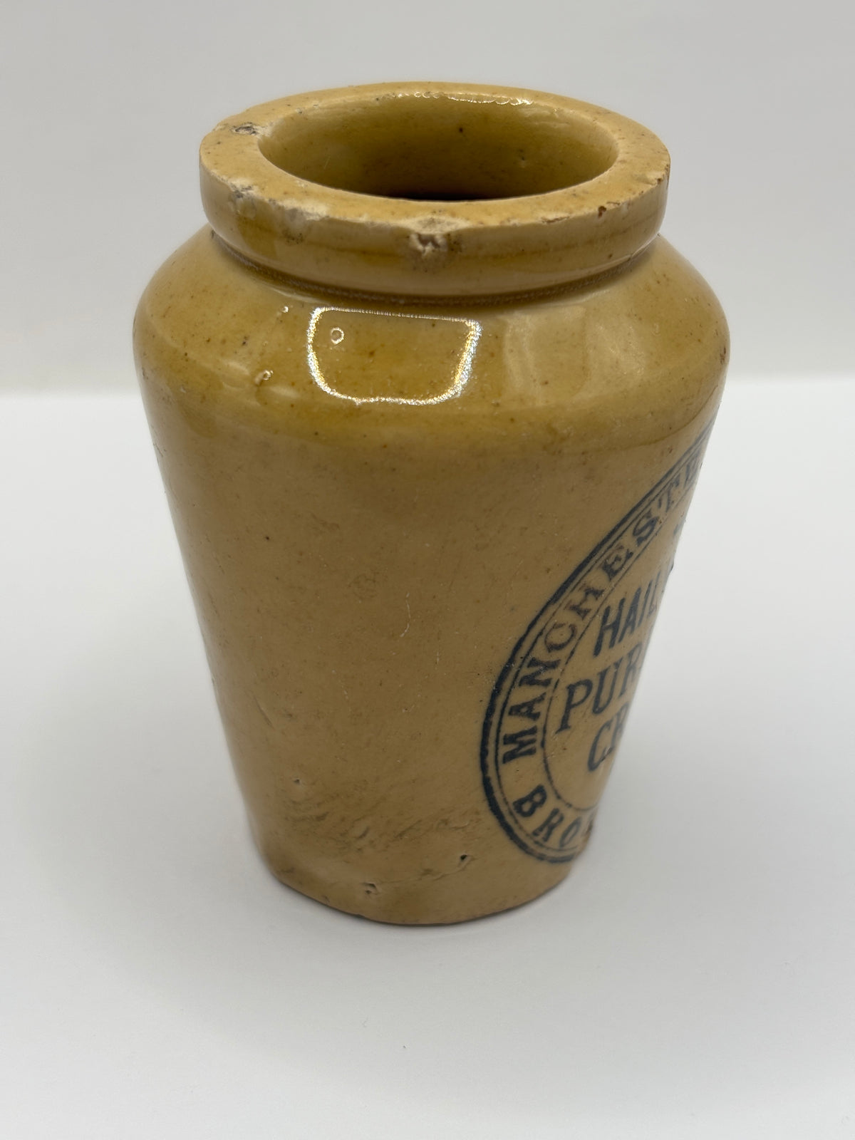 Old advertising cream pot, Hailwoods rich cream