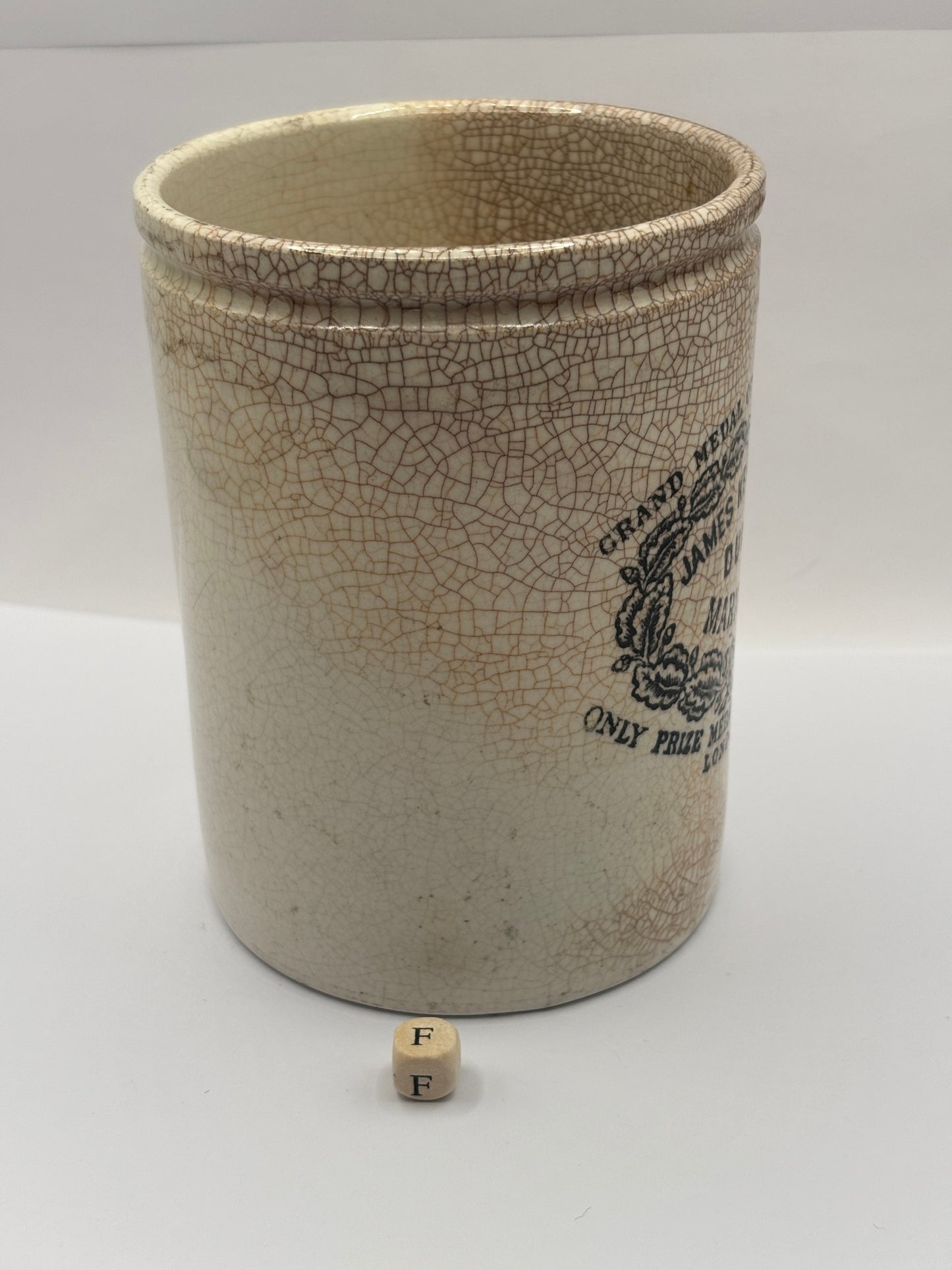 Old 2lb James Keiller Dundee marmalade Jar (F)