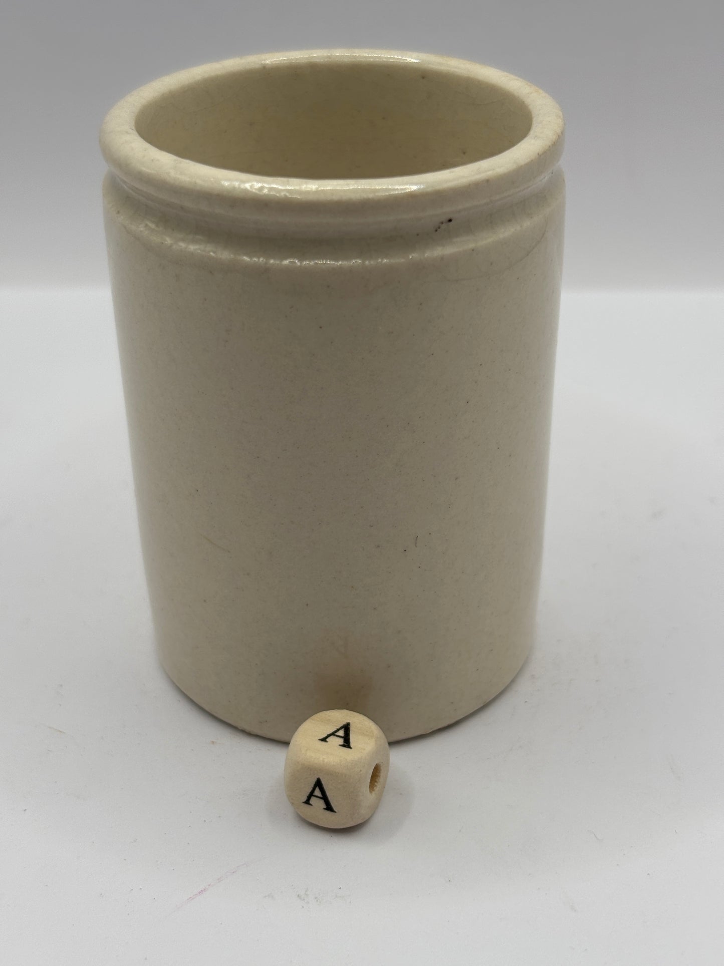 Old chunky stoneware pot (a)