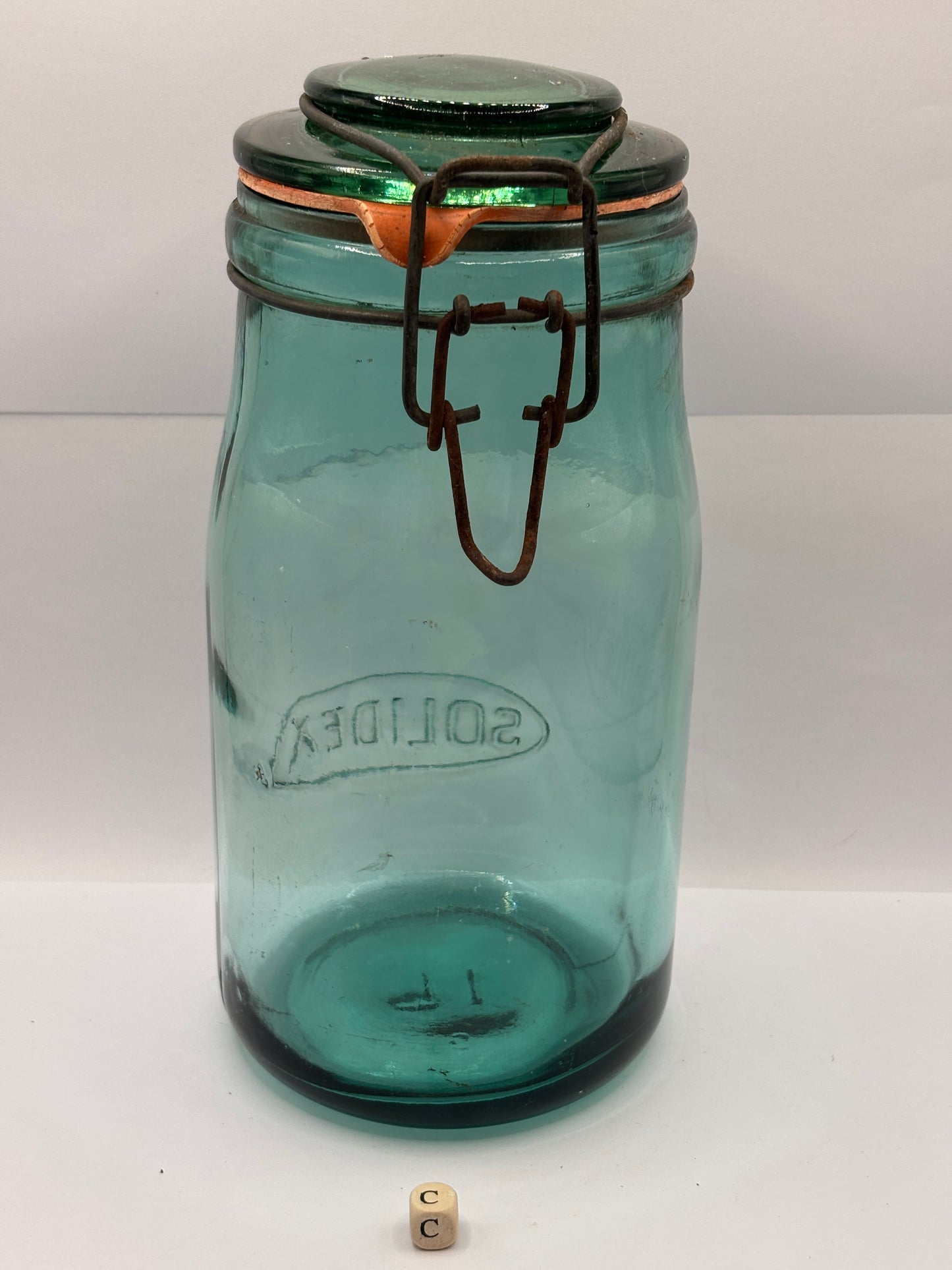 Vintage french canning jar, Solidex (c)