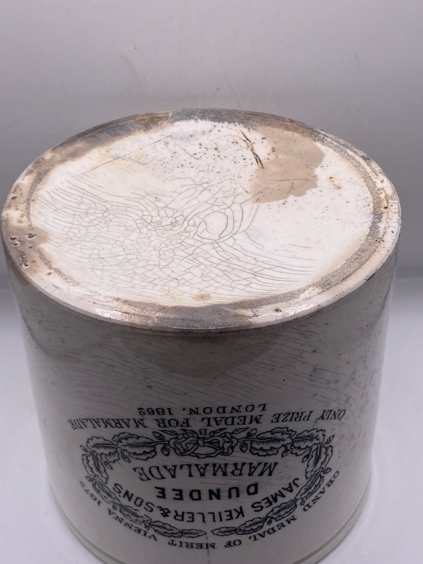 4lb large James Keiller Dundee marmalade jar, RARE size