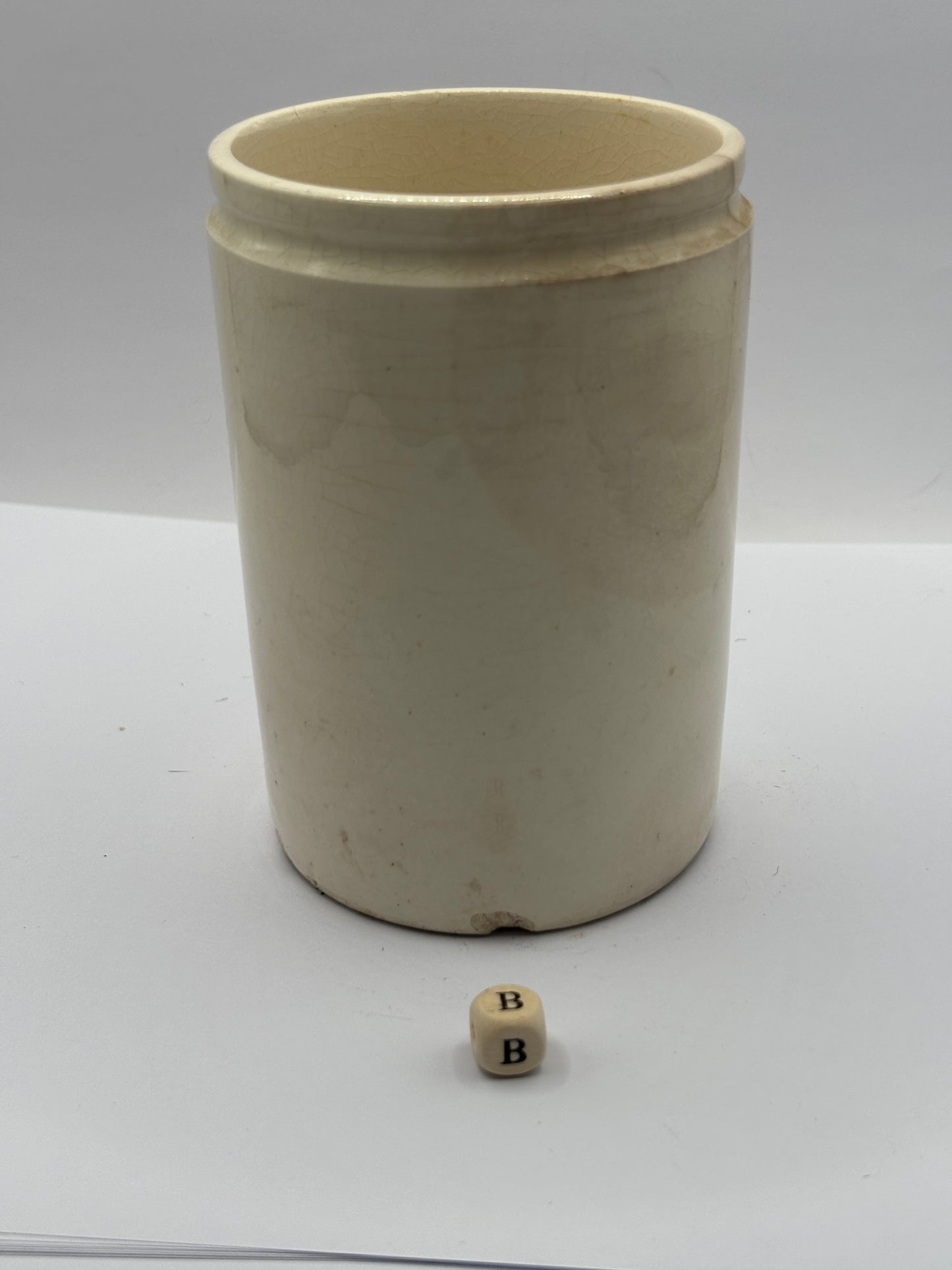 Old 1lb James Keiller Dundee marmalade Jar (B) Damaged