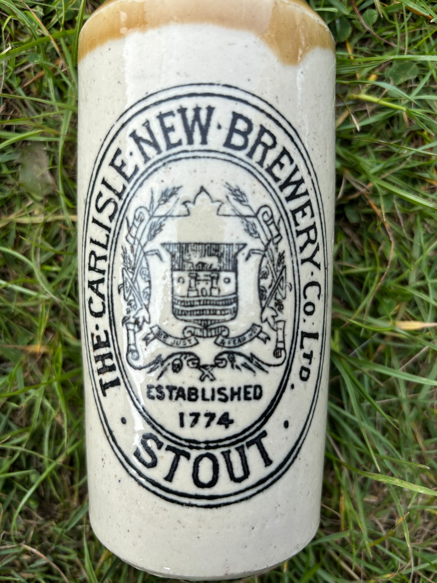 The Carlisle new brewery Co stout bottle