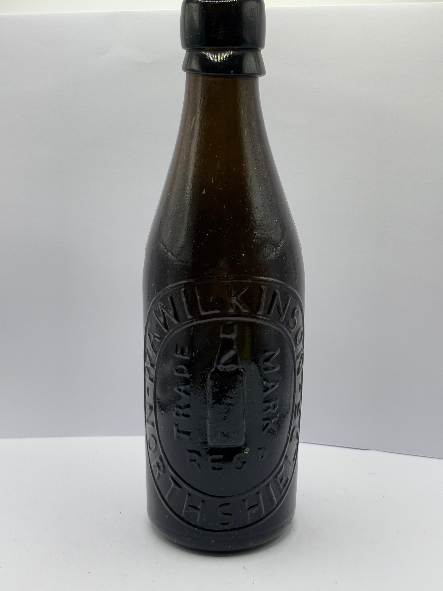 Old North Sheilds pictorial beer bottle, W.A Wilkinson