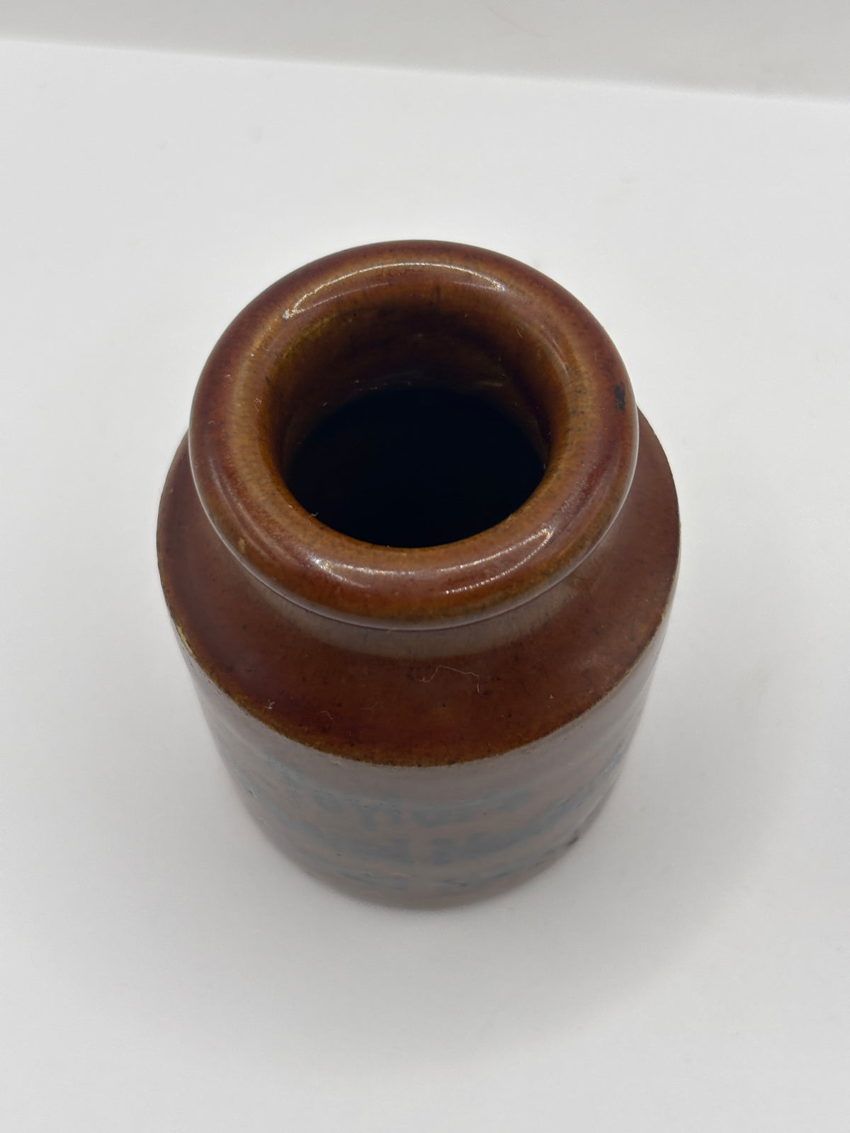 Old advertising jar, Taylors prepared mustard. 7.5cms