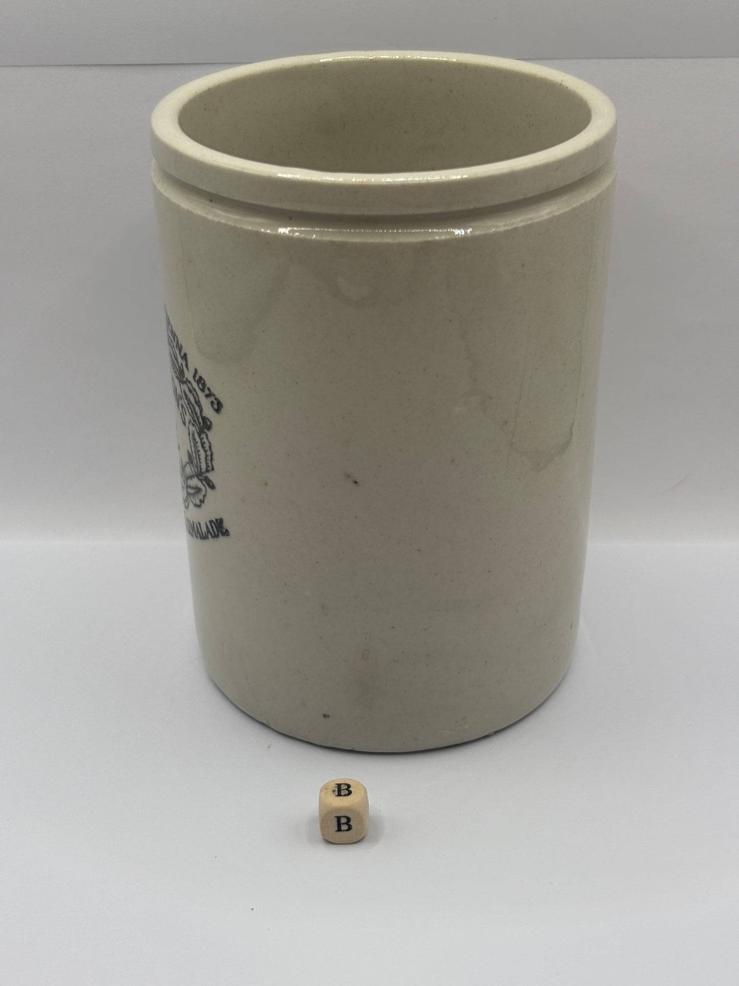 Old 2lb James Keiller Dundee marmalade Jar (B)