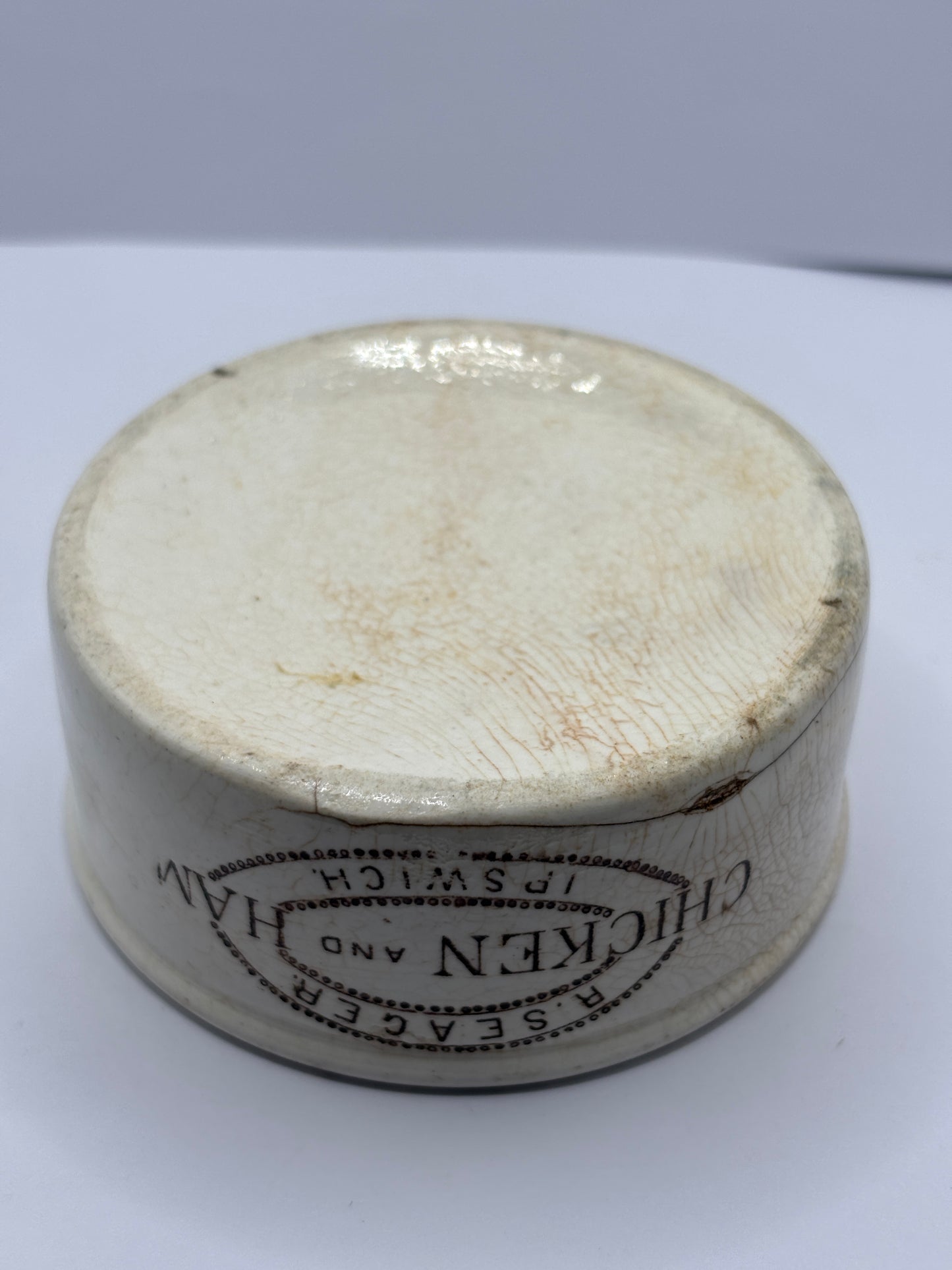 Old seagers meat paste pot, chicken & ham