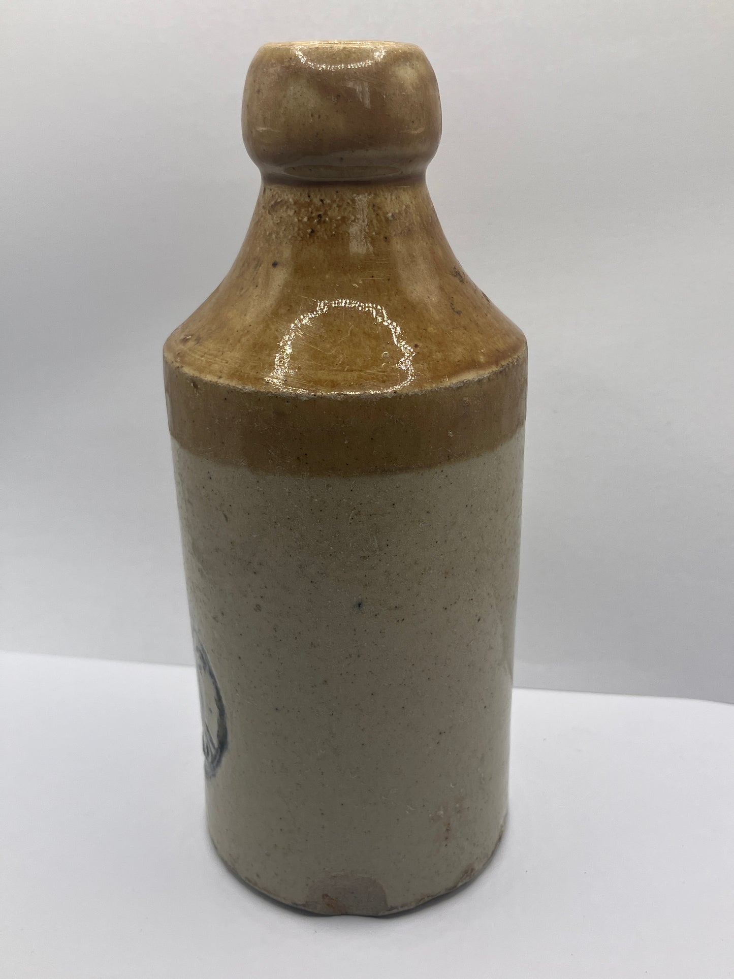 Stoneware ginger beer bottle, Preston