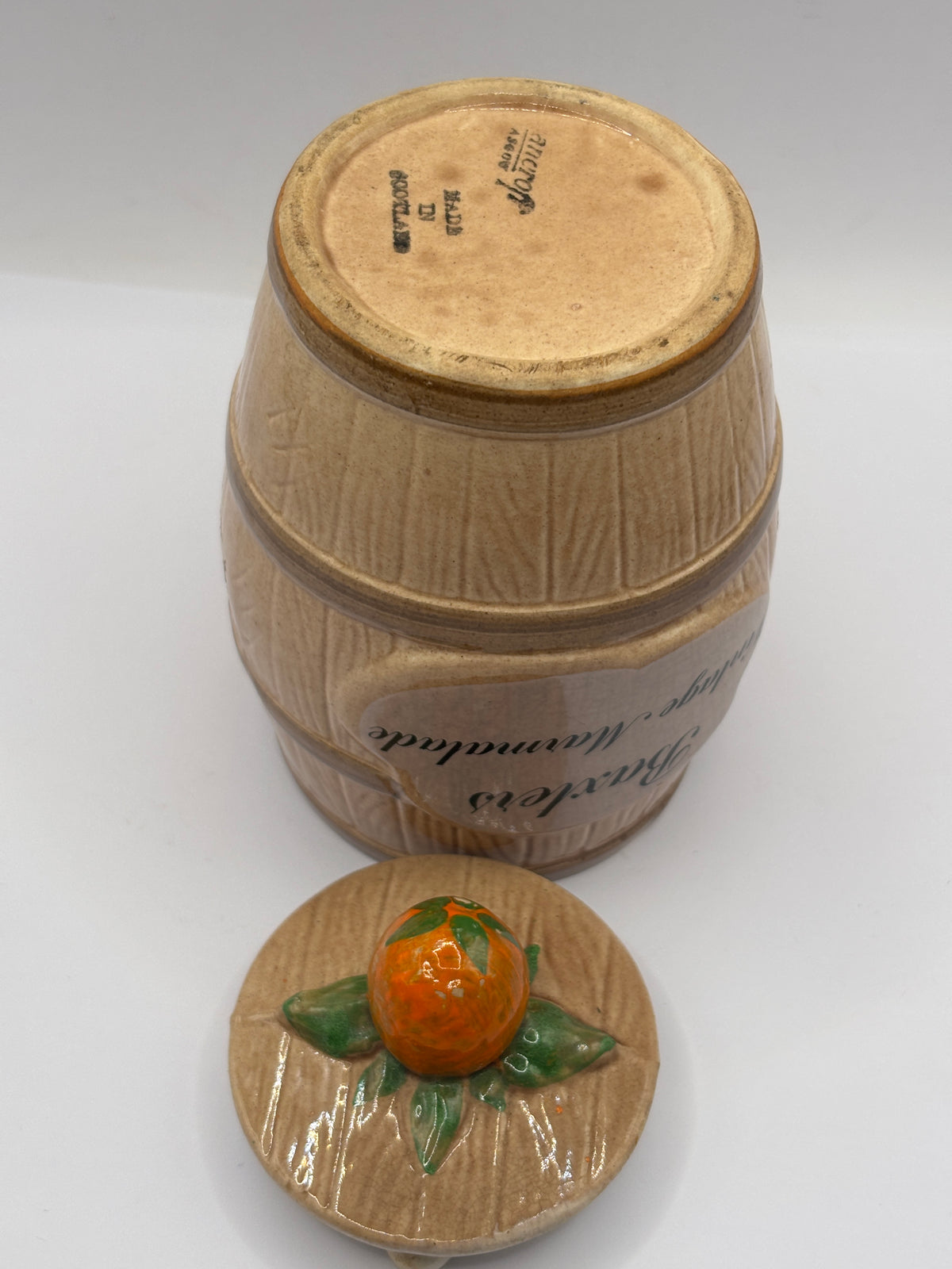 Vintage Baxters marmalade jar
