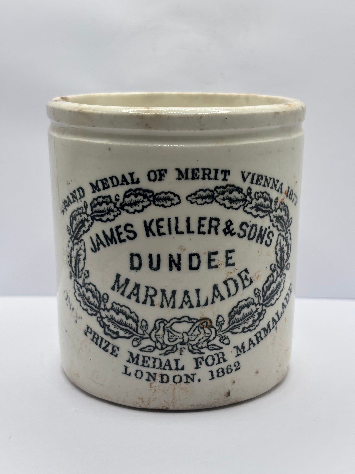 Old 1lb James Keiller dundee marmalade jar