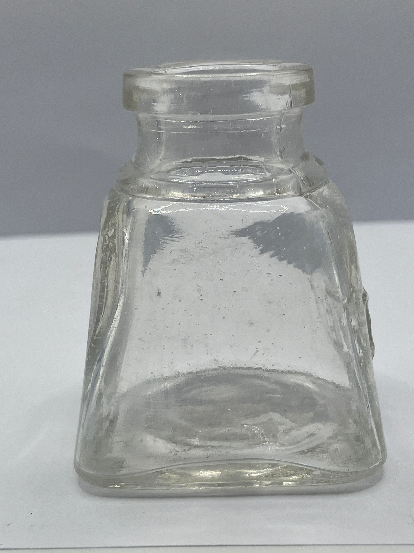 Fields clear glass ink bottle