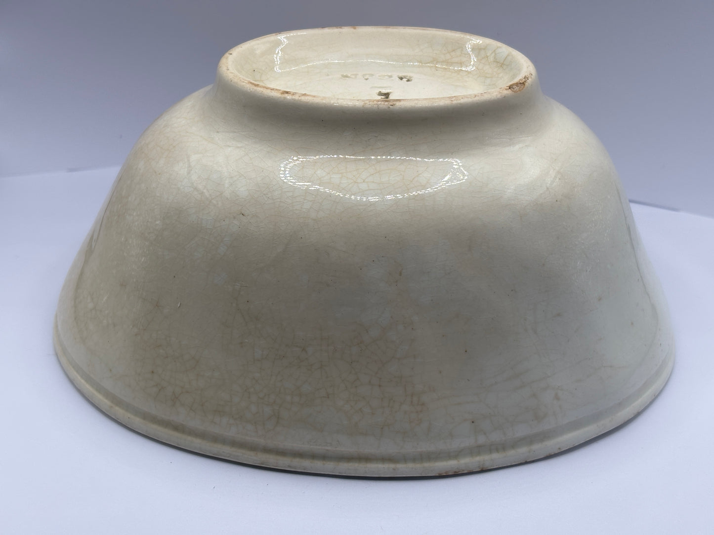 Old stained & crazed jelly mould, jello