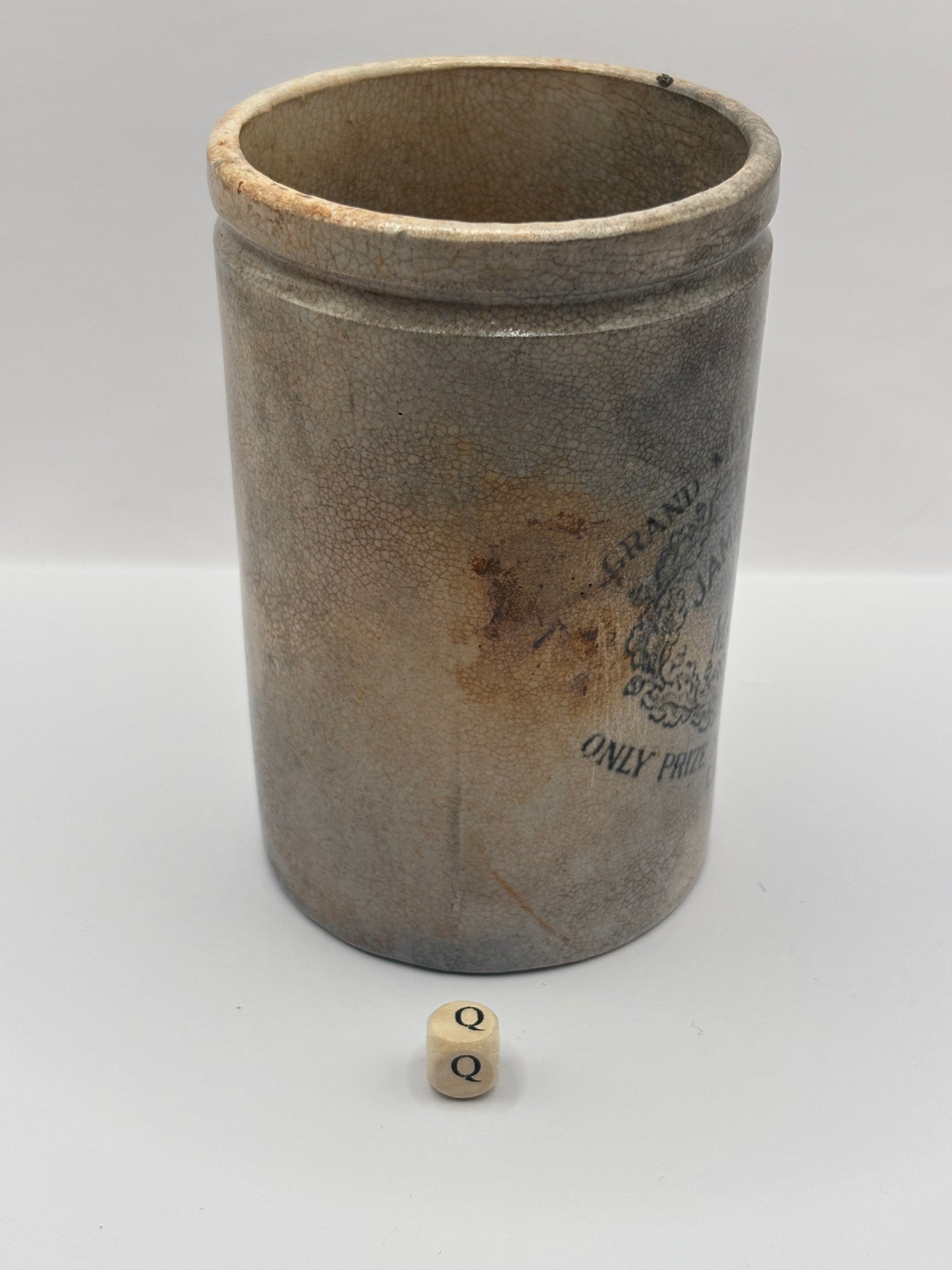 Old 1lb James Keiller Dundee marmalade jar (Q)