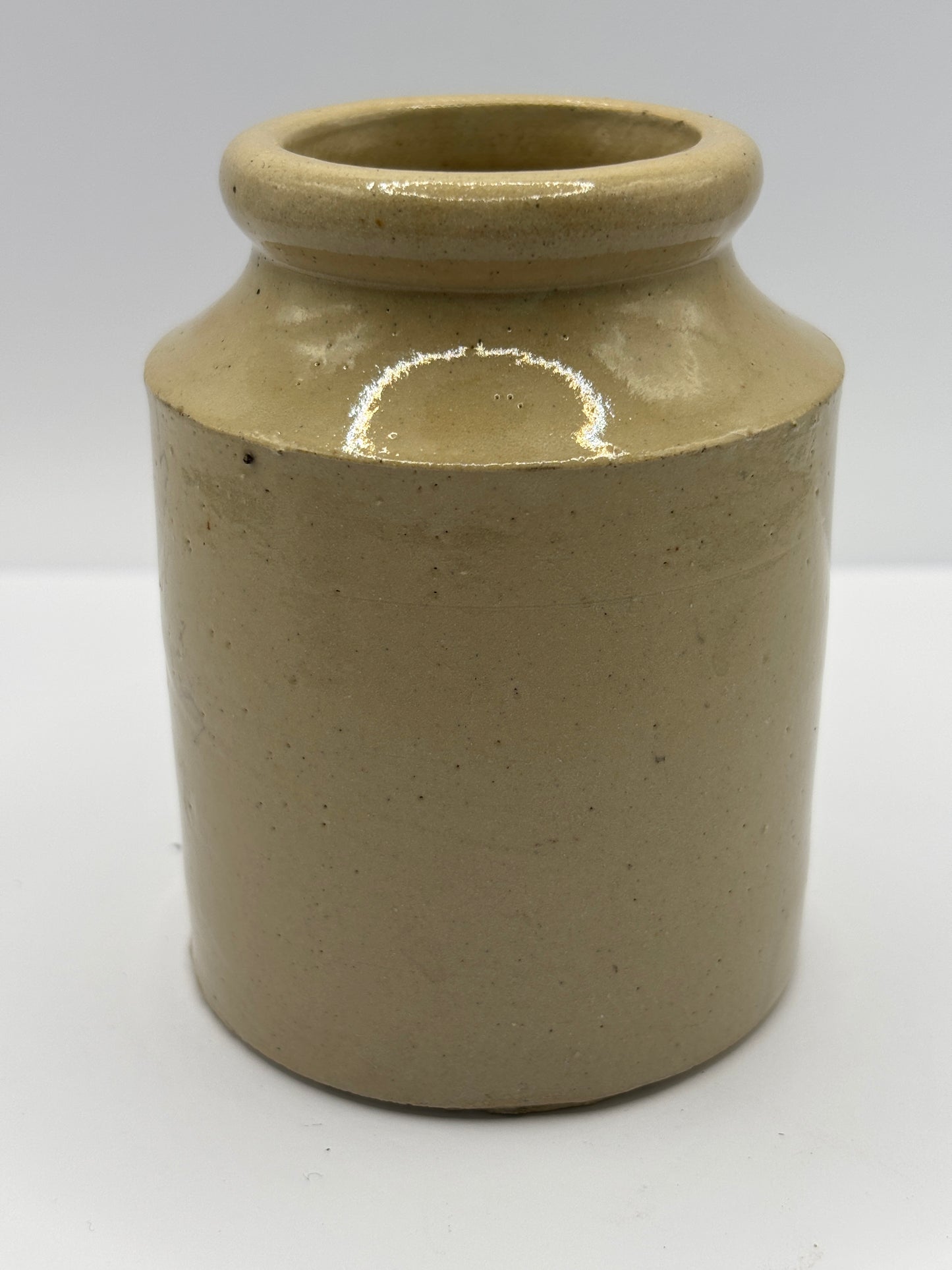 Old plain stoneware jar
