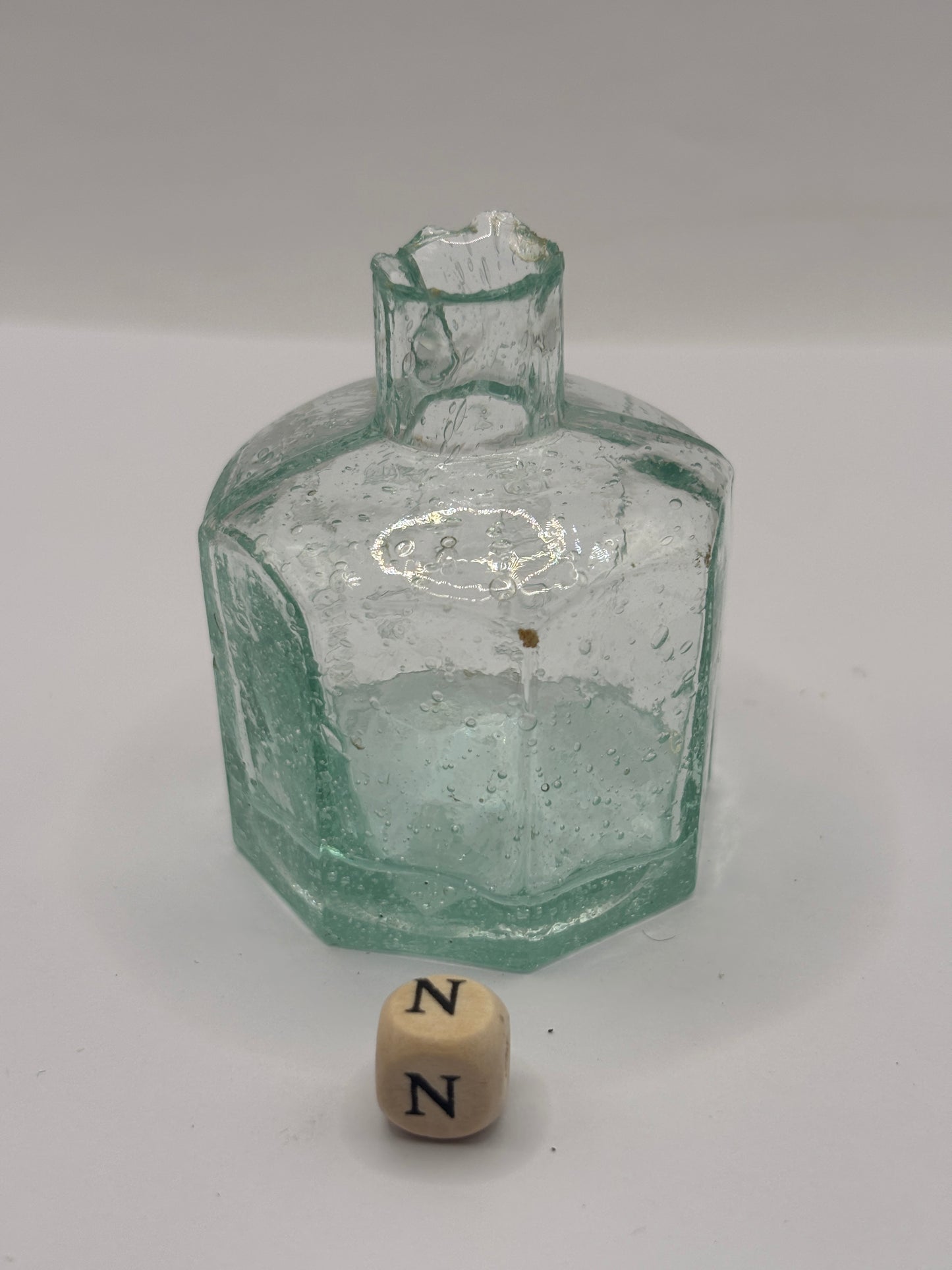 Old advertising inkwell, ink bottle. Blackwood & Co London (N)