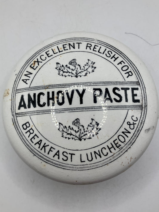 Advertising lid & base, anchovy paste